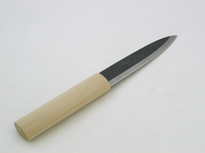 左藤蔵 間切包丁 木柄 4寸(120mm) 青紙2号