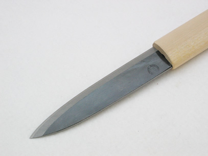 左藤蔵 間切包丁 木柄 4寸(120mm) 青紙2号:刃部