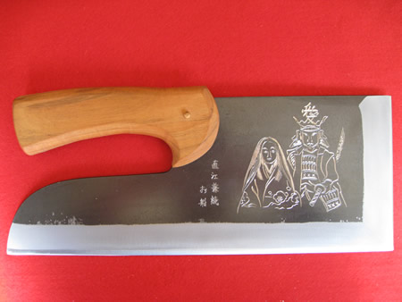左藤蔵 そば切り包丁【直江兼続とお船】