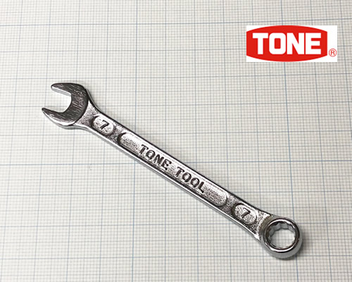〈TONE〉トネ コンビネーションスパナ 7mm MS-7
