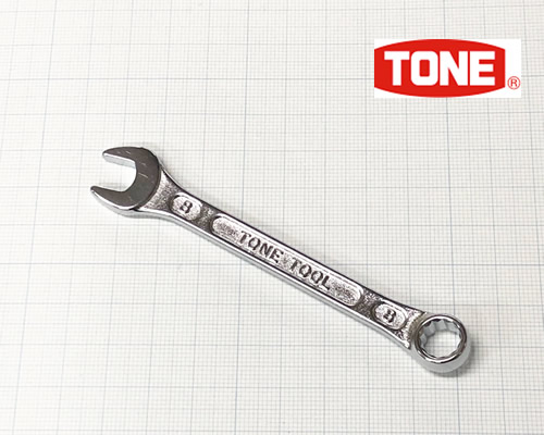 〈TONE〉トネ コンビネーションスパナ 8mm MS-8