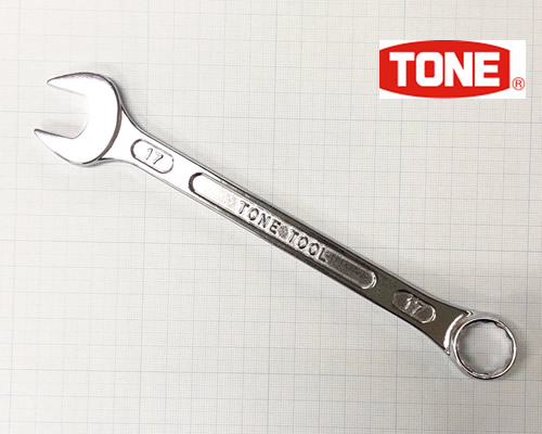 〈TONE〉トネ コンビネーションスパナ 17mm MS-17