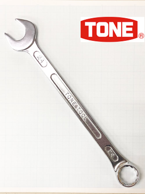 〈TONE〉トネ コンビネーションスパナ 24mm MS-24