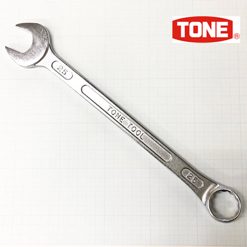 〈TONE〉トネ コンビネーションスパナ 25mm MS-25