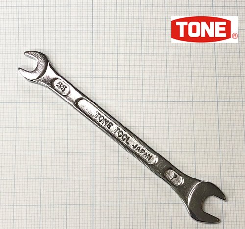 (TONE)トネ スパナ 5.5X7mm