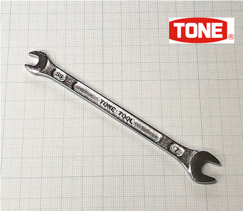 (TONE)トネ ロングスパナ 5.5X7mm