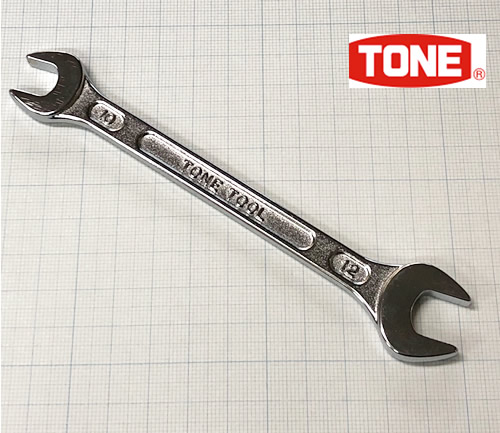 (TONE)トネ ロングスパナ 10X12mm
