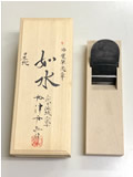 船津舟弘 作 如水鉋 日本地 寸八 桐箱入【※返品不可商品】